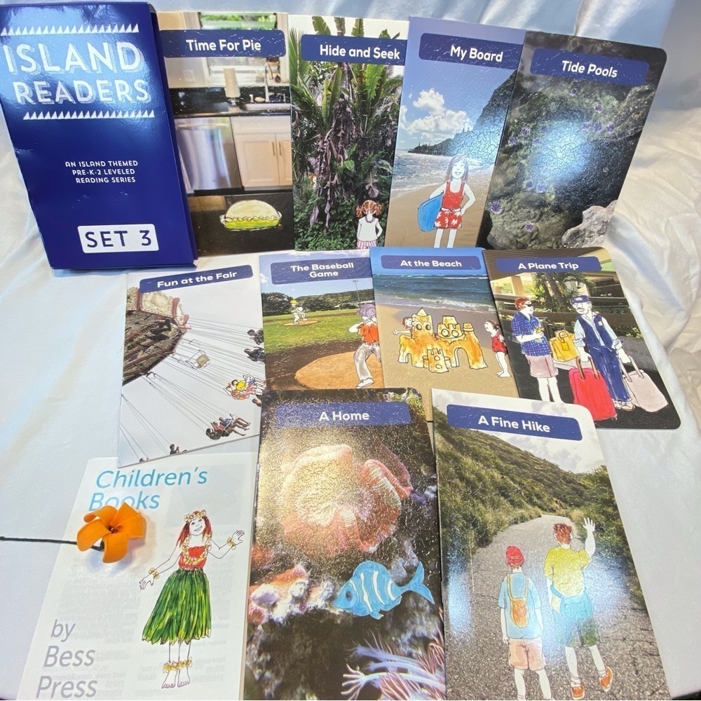 Island Readers set 3 children’s books BNIB w/cellophane wrap.